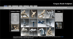 Desktop Screenshot of gregoryreadesculpture.com