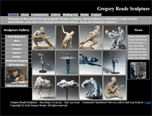 Tablet Screenshot of gregoryreadesculpture.com